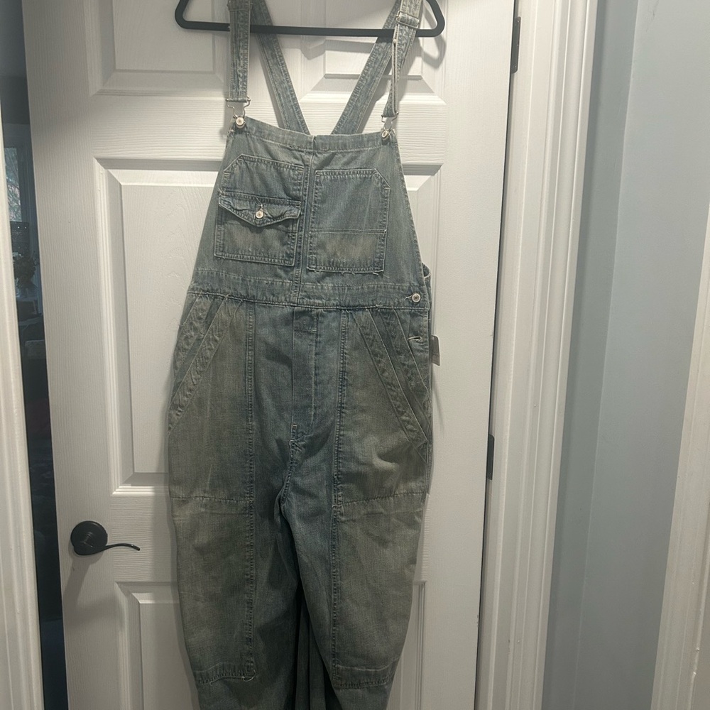 NWT Free People Denim Overalls